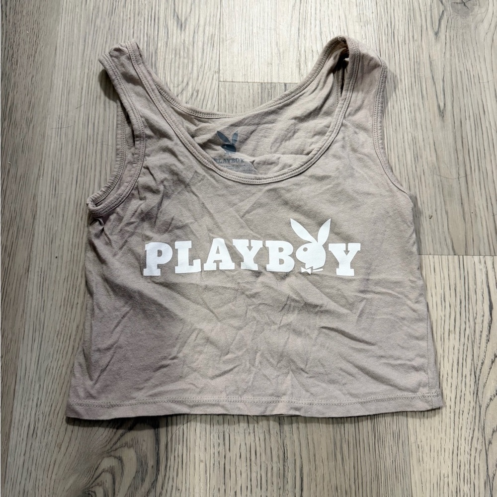 Playboy Cropped Tank Top